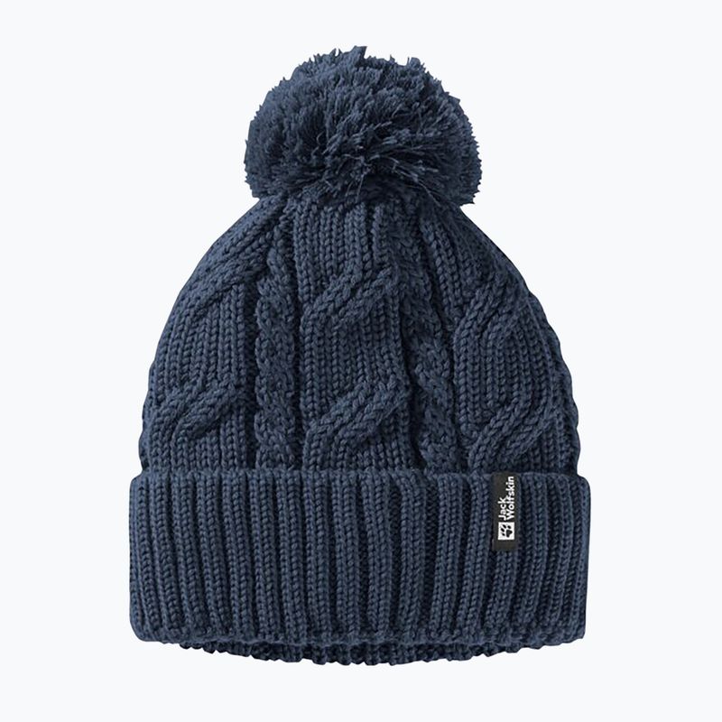 Χειμωνιάτικο σκουφάκι Jack Wolfskin Pompom night blue