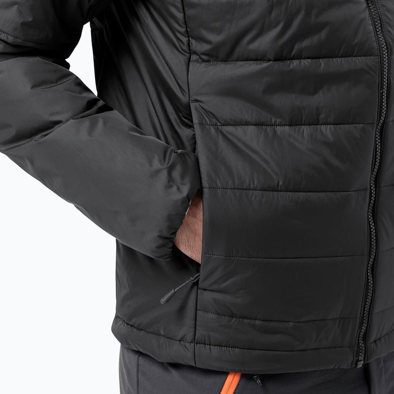 Jack Wolfskin ανδρικό μπουφάν βροχής Lapawa Ins μαύρο 4