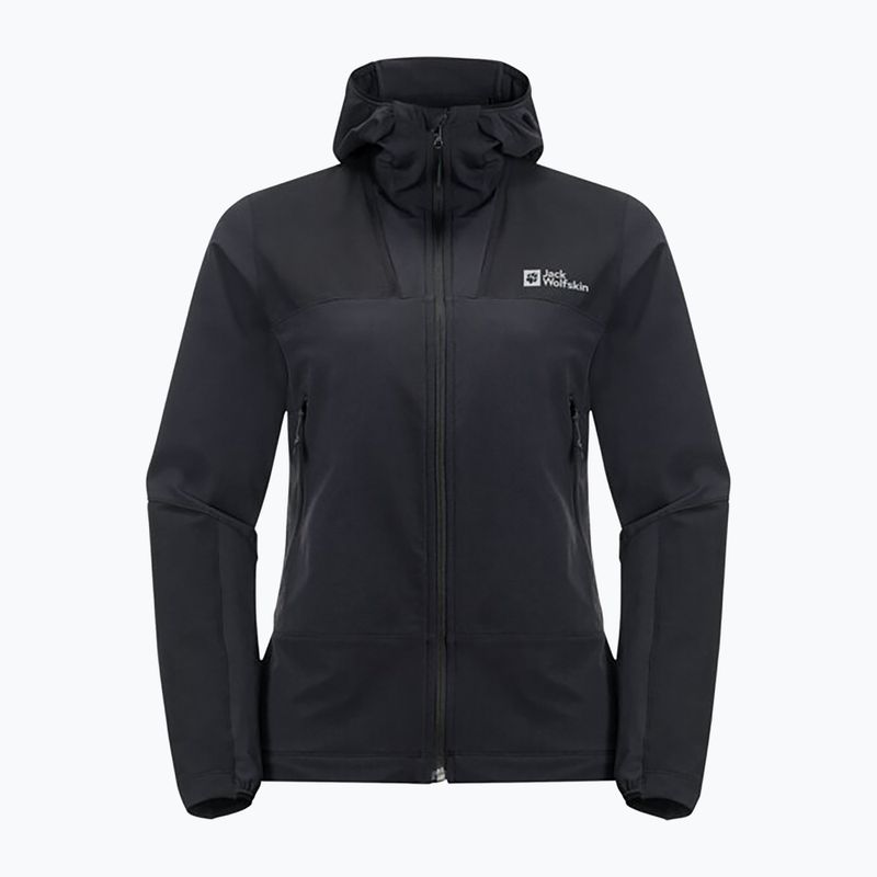 Γυναικείο μπουφάν softshell Jack Wolfskin Andur black 6