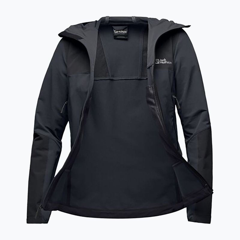 Γυναικείο μπουφάν softshell Jack Wolfskin Andur black 7