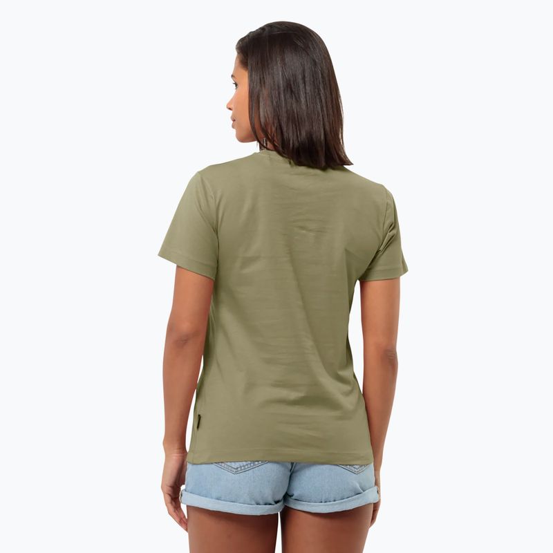 Jack Wolfskin Discover Heart bay leaf γυναικείο t-shirt 2