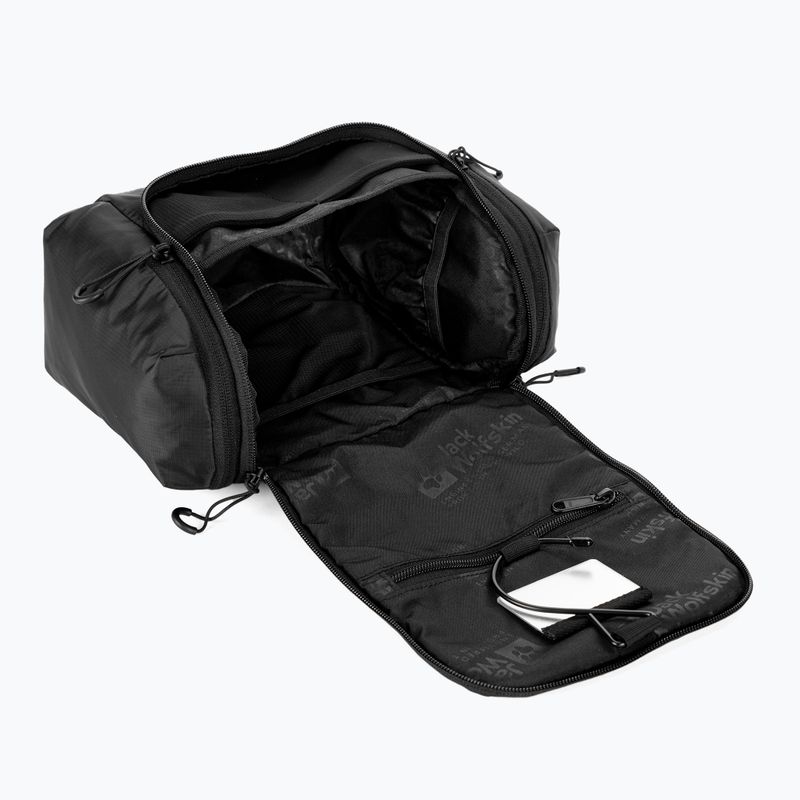 Jack Wolfskin Wandermood Washbag τσάντα πεζοπορίας granite black 5