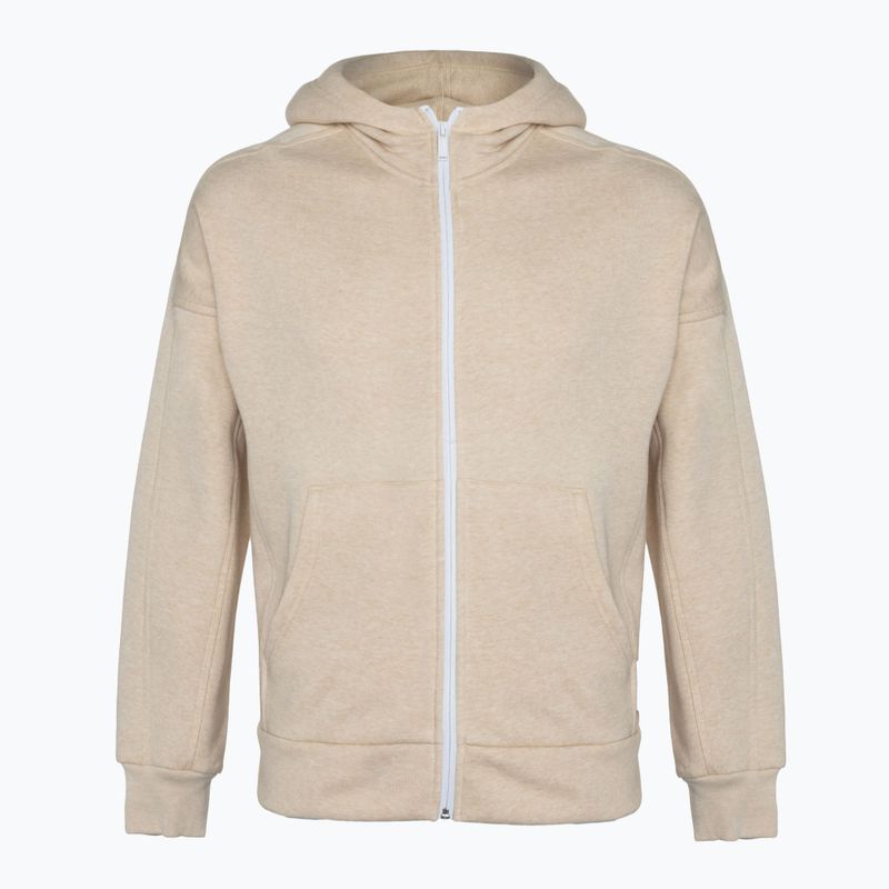 Γυναικείο φούτερ adidas Studio Lounge Fleece Full Zip botanic beige mel