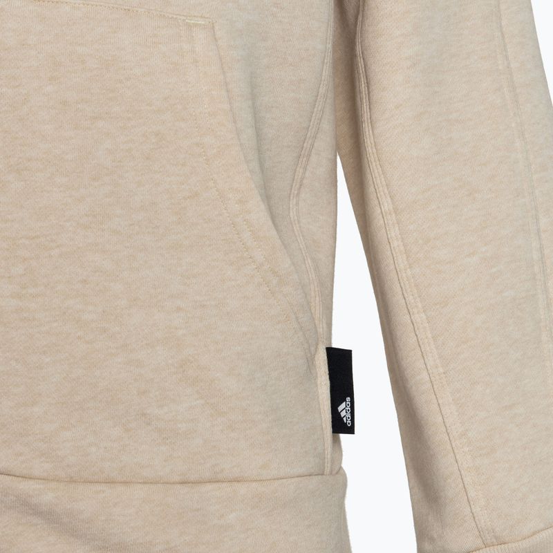 Γυναικείο φούτερ adidas Studio Lounge Fleece Full Zip botanic beige mel 3