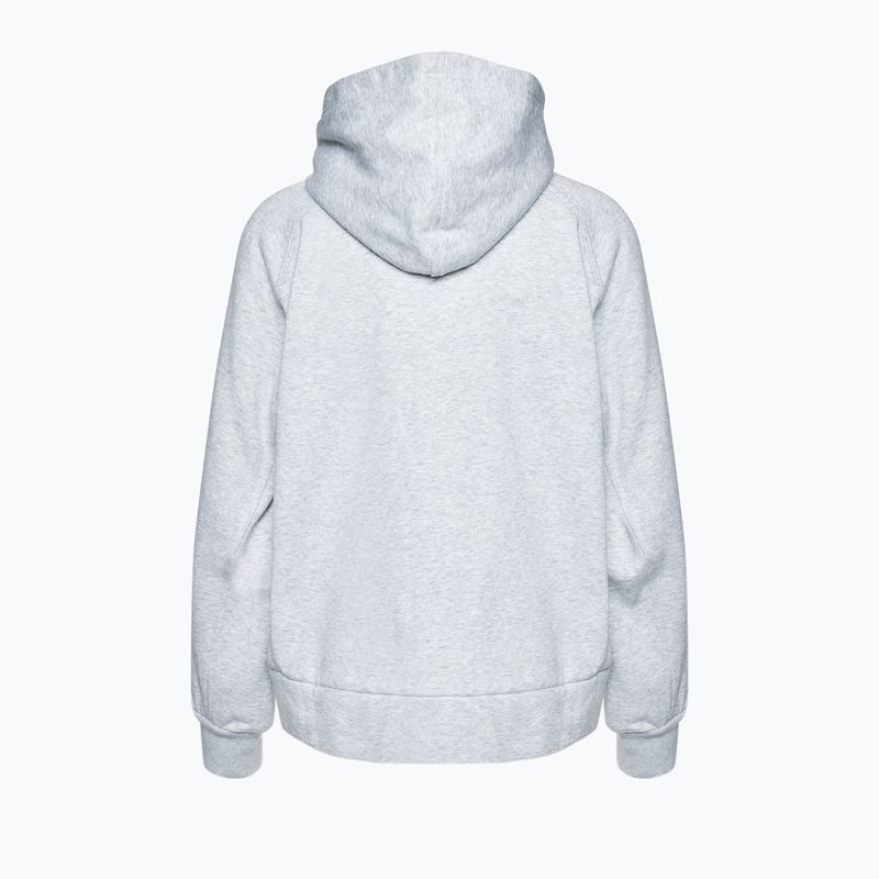 Γυναικείο φούτερ adidas  Studio Lounge Fleece Full Zip light grey 2