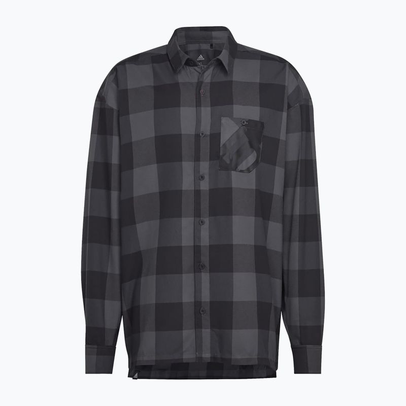 Ποδηλατικό πουκάμισο adidas FIVE TEN Brand of the Brave Flannel grey six/black 9