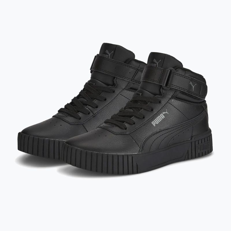 PUMA Carina 2.0 Mid Jr παιδικά παπούτσια puma black/puma black/dark shadow 8