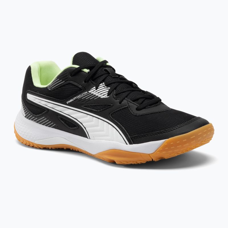 PUMA Solarflash II παπούτσι βόλεϊ μαύρο και λευκό 106882 01