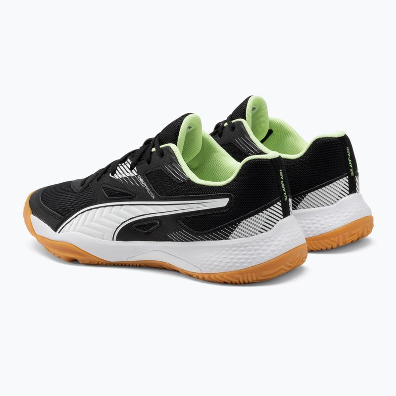 PUMA Solarflash II παπούτσι βόλεϊ μαύρο και λευκό 106882 01 3