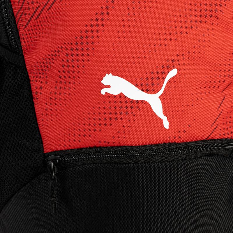 PUMA IndividualRISE 15 l ποδοσφαιρικό σακίδιο πλάτης μαύρο-κόκκινο 079322 01 4