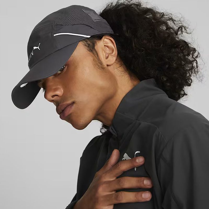 PUMA Lightweight Runner Cap μαύρο 3