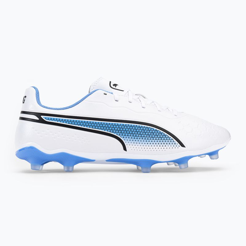 PUMA King Match FG/AG ανδρικά ποδοσφαιρικά παπούτσια λευκό 107257 01 2