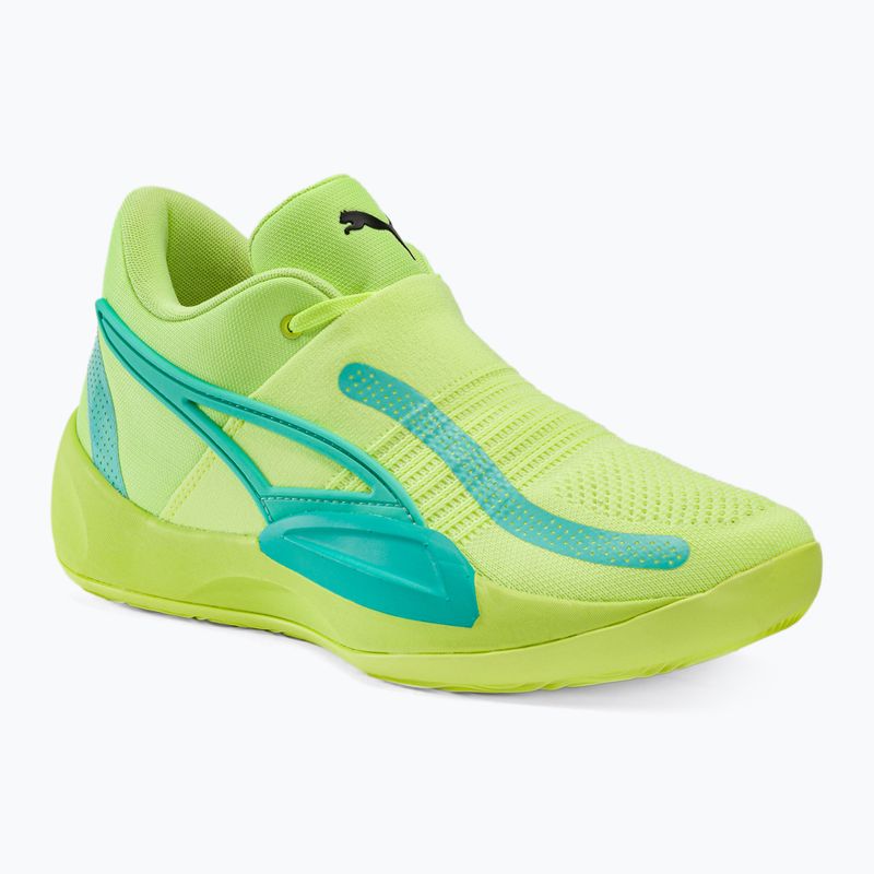 Ανδρικά παπούτσια μπάσκετ PUMA Rise Nitro fast yellow/electric peppermint