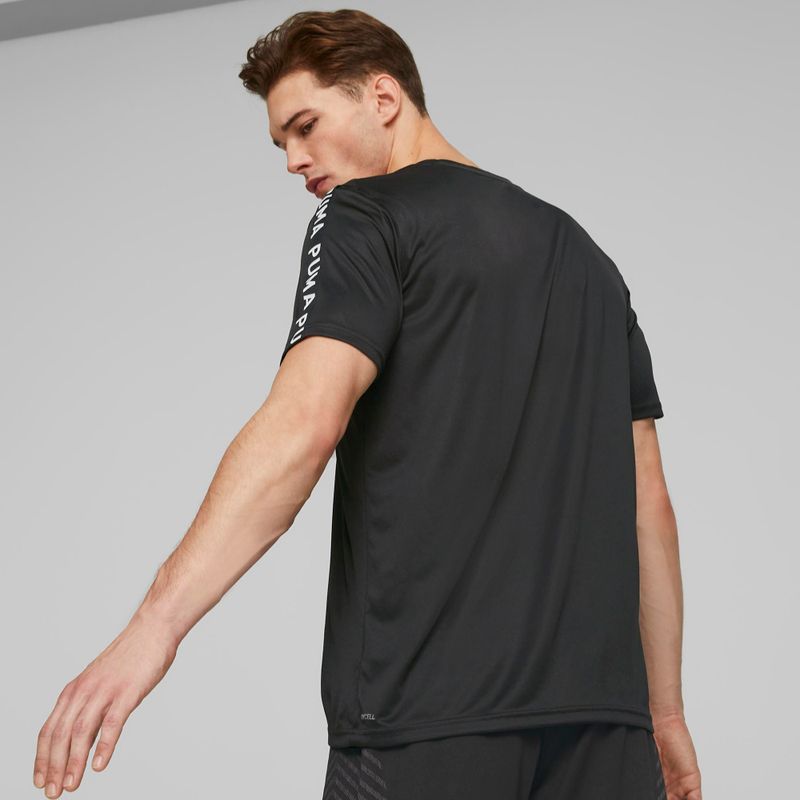 Ανδρικό T-shirt προπόνησης PUMA Fit Taped μαύρο 523190 01 4