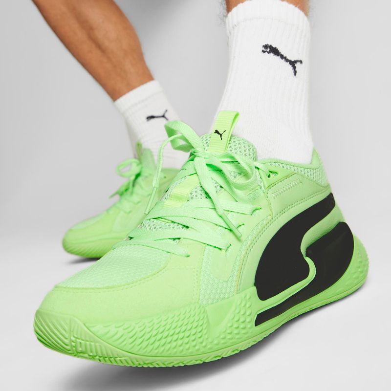 Ανδρικά παπούτσια μπάσκετ PUMA Court Rider Chaos πράσινο 378269 01 2