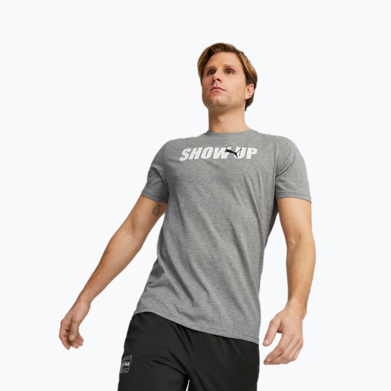 Ανδρικό T-shirt προπόνησης PUMA Performance Graphic γκρι 523236 03 3