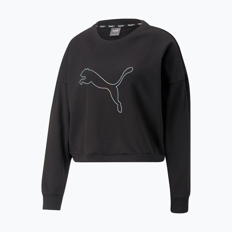 Γυναικείο φούτερ προπόνησης PUMA Nova Shine Pull Over μαύρο 523085 01