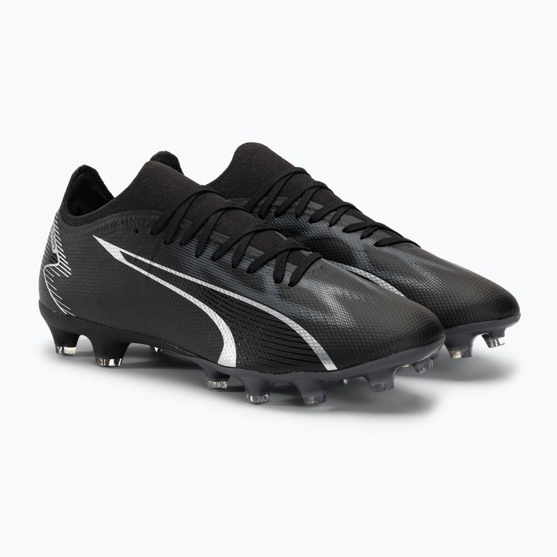 Ανδρικές μπότες ποδοσφαίρου PUMA Ultra Match FG/AG puma μαύρο/ασφαλτό 4