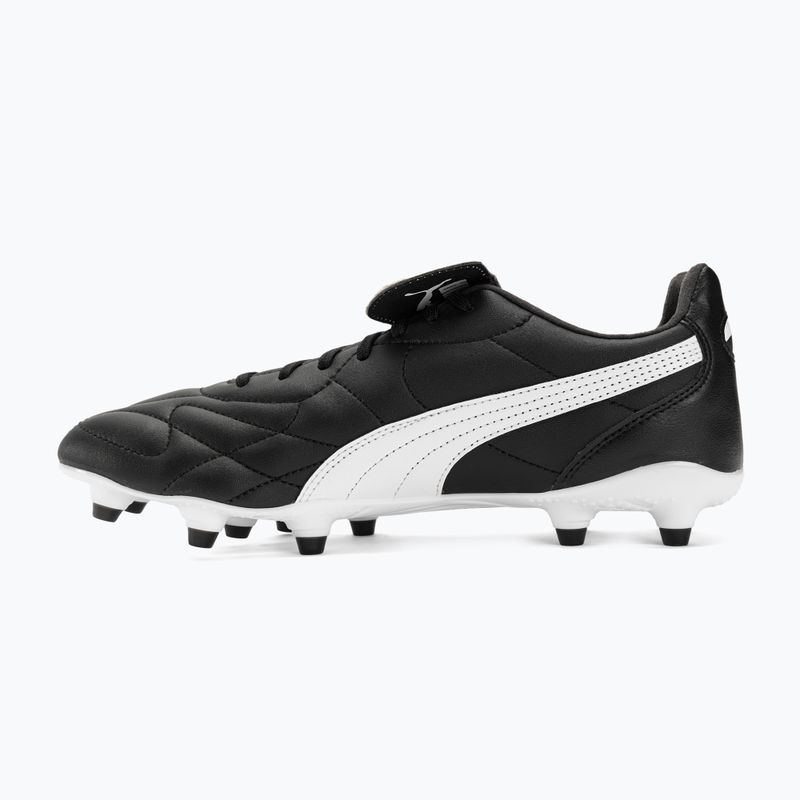 Ανδρικά ποδοσφαιρικά παπούτσια PUMA King Top FG/AG puma μαύρο/puma λευκό/puma χρυσό 10