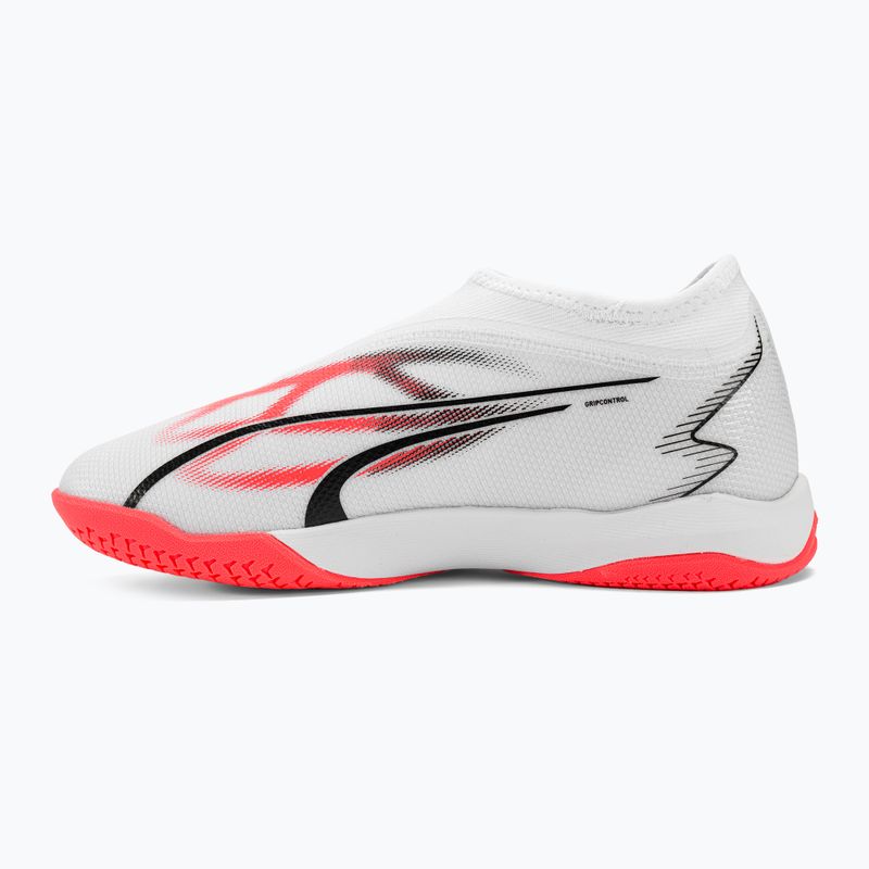 PUMA Ultra Match LL IT + Mid Jr παιδικά ποδοσφαιρικά παπούτσια puma white/puma black/fire orchid 10