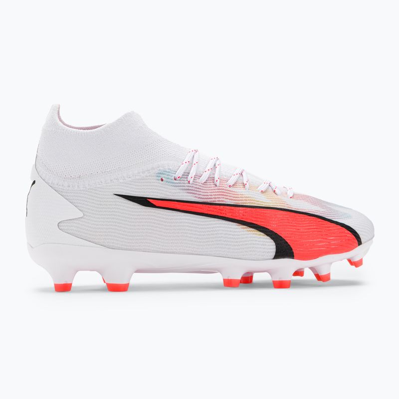 PUMA Ultra Pro FG/AG Jr παιδικές μπότες ποδοσφαίρου puma λευκό/puma μαύρο/fire orchid 2