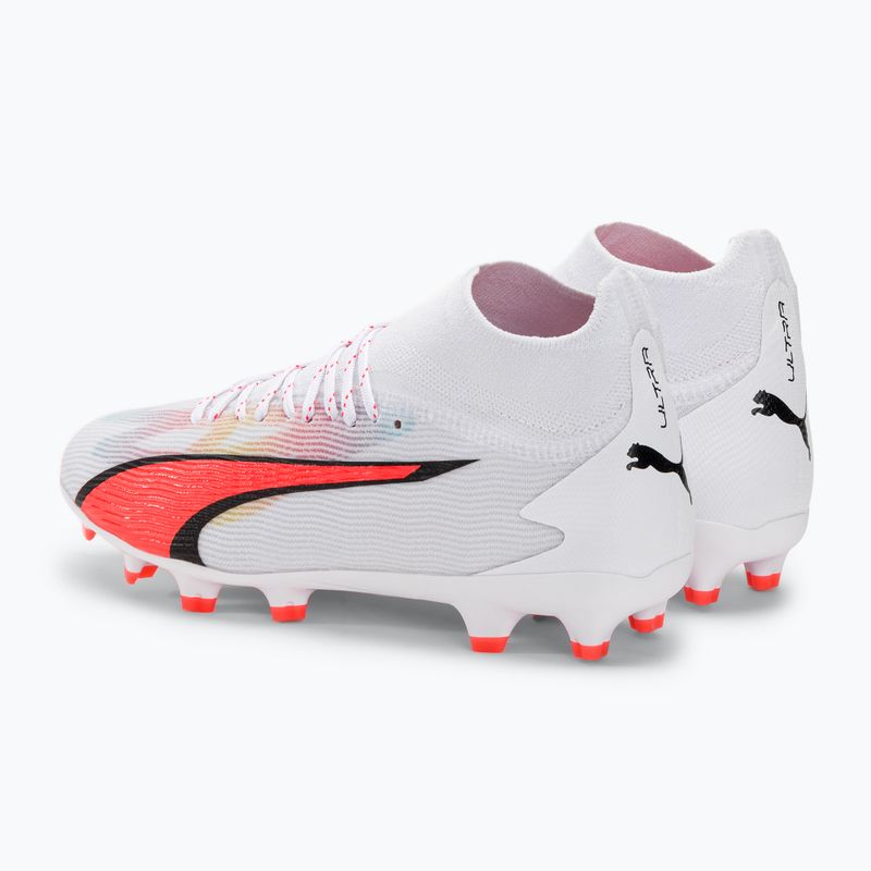 PUMA Ultra Pro FG/AG Jr παιδικές μπότες ποδοσφαίρου puma λευκό/puma μαύρο/fire orchid 3