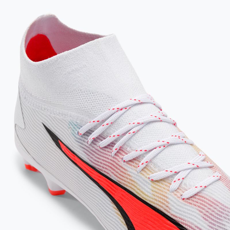 PUMA Ultra Pro FG/AG Jr παιδικές μπότες ποδοσφαίρου puma λευκό/puma μαύρο/fire orchid 8