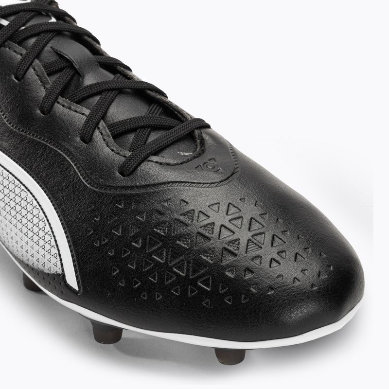 Ανδρικά ποδοσφαιρικά παπούτσια PUMA King Match FG/AG puma μαύρο/puma λευκό 7