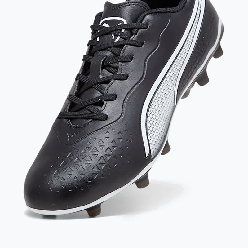 Ανδρικά ποδοσφαιρικά παπούτσια PUMA King Match FG/AG puma μαύρο/puma λευκό 13