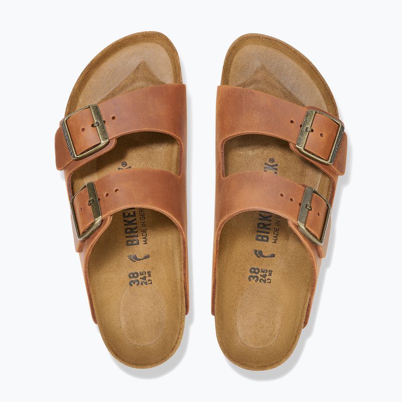 Παντόφλες BIRKENSTOCK Arizona LEOI Narrow cognac 10