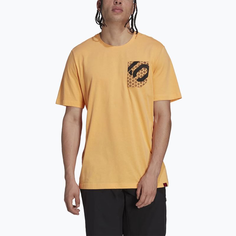 Ανδρική ποδηλατική μπλούζα adidas FIVE TEN Brand Of The Brave Tee hazy orange 4