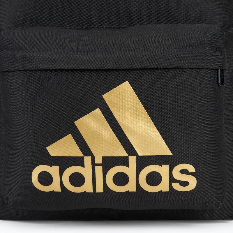 adidas Classic Badge Of Sport σακίδιο πλάτης 27.5 l μαύρο/ χρυσό met 4