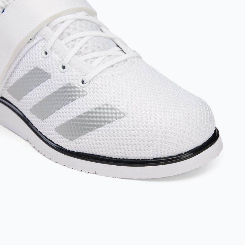 Ανδρικά παπούτσια άρσης βαρών adidas Powerlift 5 cloud white/ core black/ grey two 7