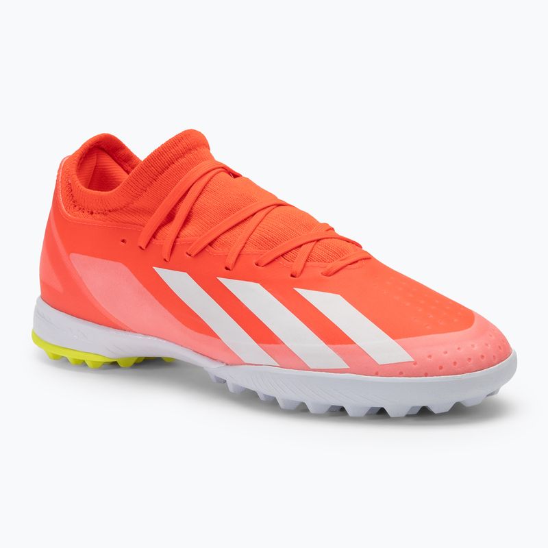 Ανδρικά παπούτσια ποδοσφαίρου adidas X Crazyfast League TF solar red/cloud white/team solar yellow