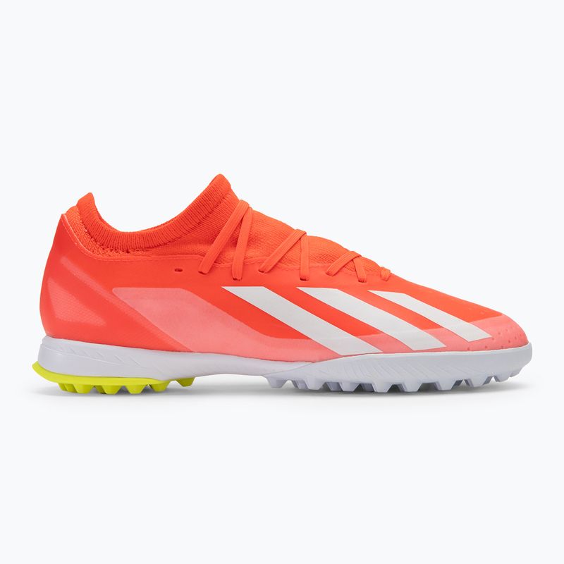 Ανδρικά παπούτσια ποδοσφαίρου adidas X Crazyfast League TF solar red/cloud white/team solar yellow 2