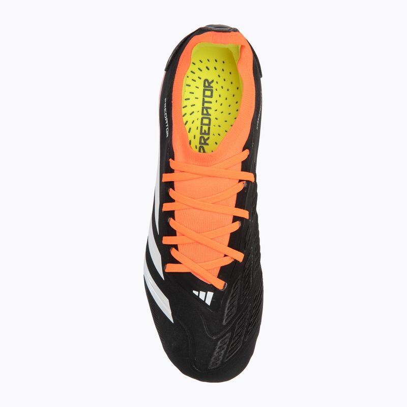 Ανδρικά παπούτσια ποδοσφαίρου adidas Predator Pro FG core black/cloud white/solar red 5