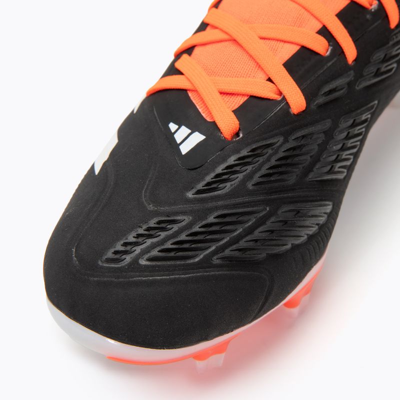 Ανδρικά παπούτσια ποδοσφαίρου adidas Predator Pro FG core black/cloud white/solar red 7