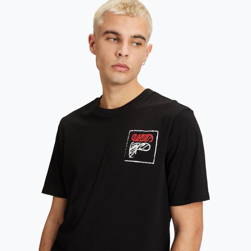 Ανδρική μπλούζα FILA Luton Graphic black 4