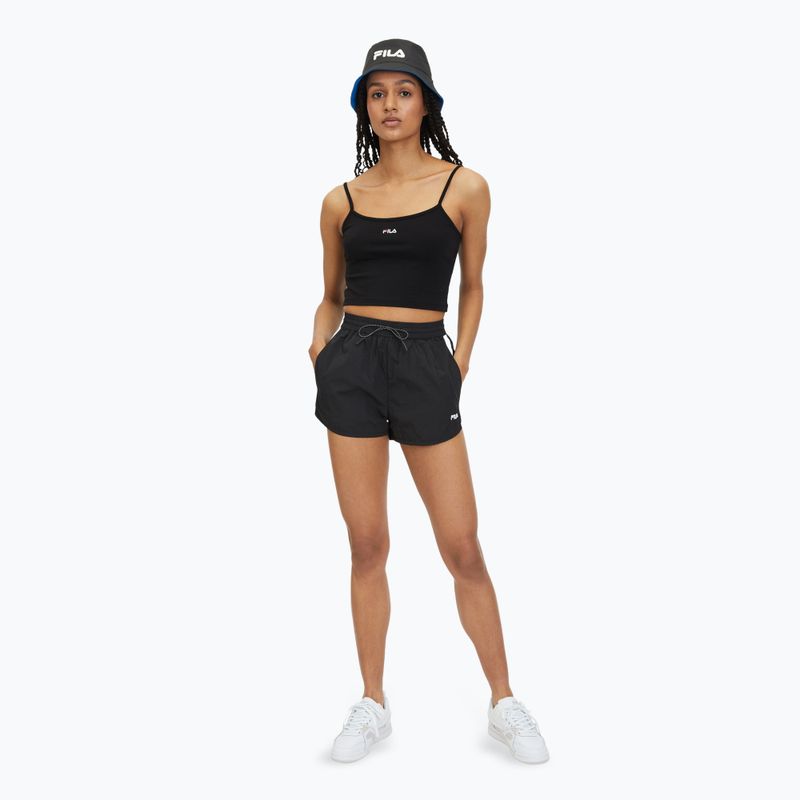 Γυναικεία μπλούζα FILA Loni Cropped Spaghetti black 2