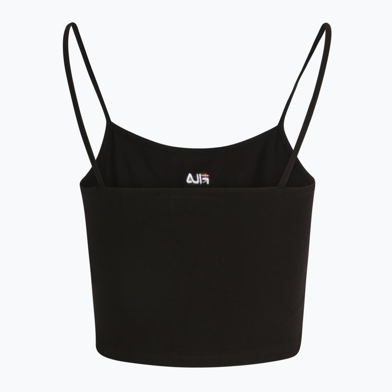 Γυναικεία μπλούζα FILA Loni Cropped Spaghetti black 6