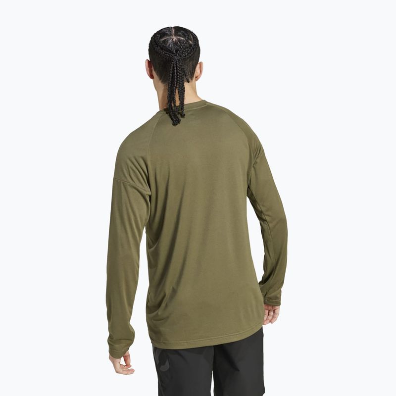 Ανδρική ποδηλασία μακρυμάνικο adidas FIVE TEN Long Sleeve Jersey olive strata 2