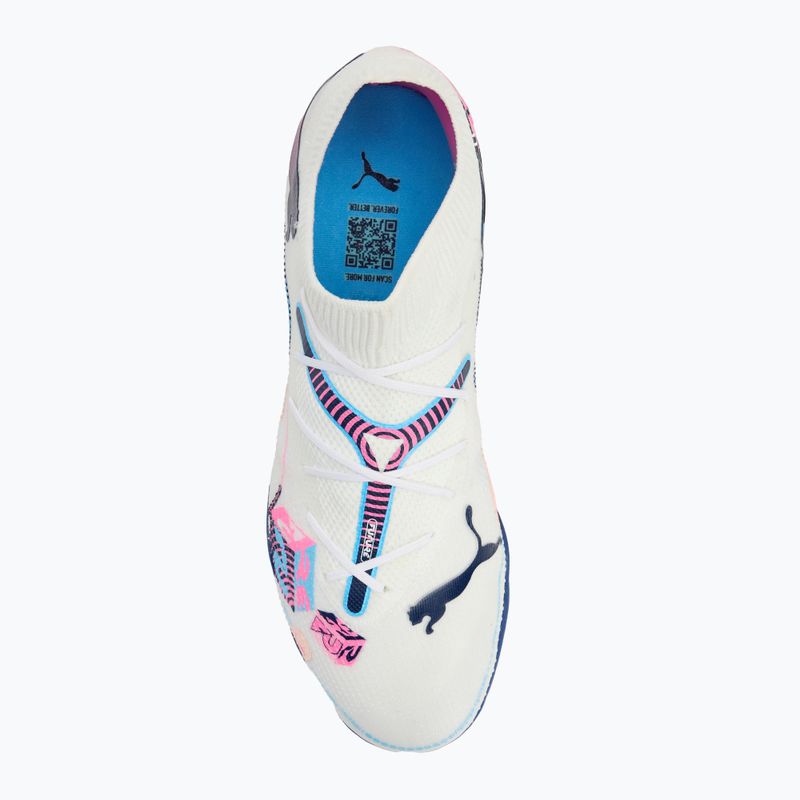 Παπούτσια ποδοσφαίρου PUMA Future 7 Match Vol. Up TT white/lumi blue/poison pink/fizzy melon/bluemazing 5