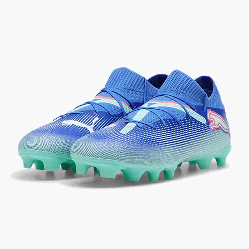 Ανδρικά παπούτσια ποδοσφαίρου PUMA Future 7 Pro FG/AG bluemazing/puma white/electric peppermint