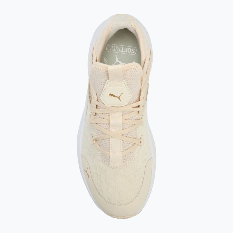 Γυναικεία παπούτσια PUMA Softride One4All Femme alpine snow/puma white/gold 5