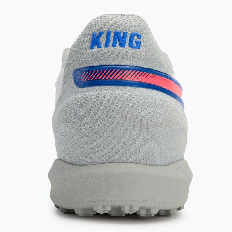 Παιδικά παπούτσια ποδοσφαίρου PUMA King Match TT Jr puma white/bluemazing/flat light grey/sunset glow 6