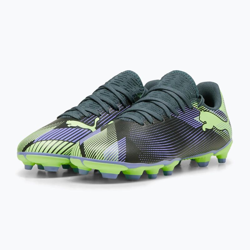 Παιδικά παπούτσια ποδοσφαίρου PUMA Future 7 Play FG/AG Jr grey skies/elektro purple 8