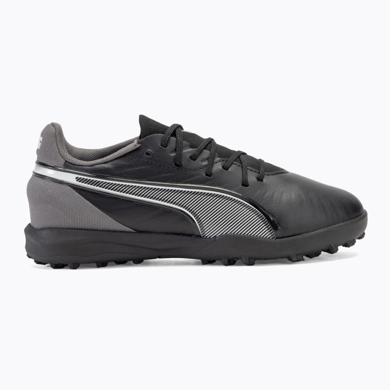 Παιδικά παπούτσια ποδοσφαίρου PUMA King Match TT Jr puma black/puma white/cool dark gray 2