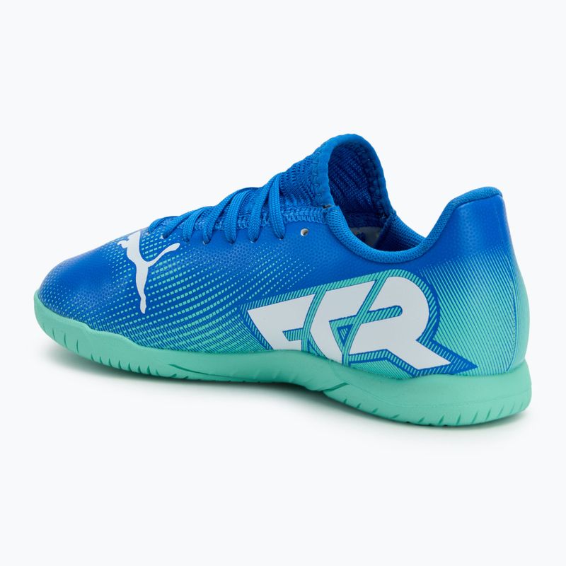 Παιδικά παπούτσια ποδοσφαίρου PUMA Future 7 Play It hyperlink blue/mint/puma white 3