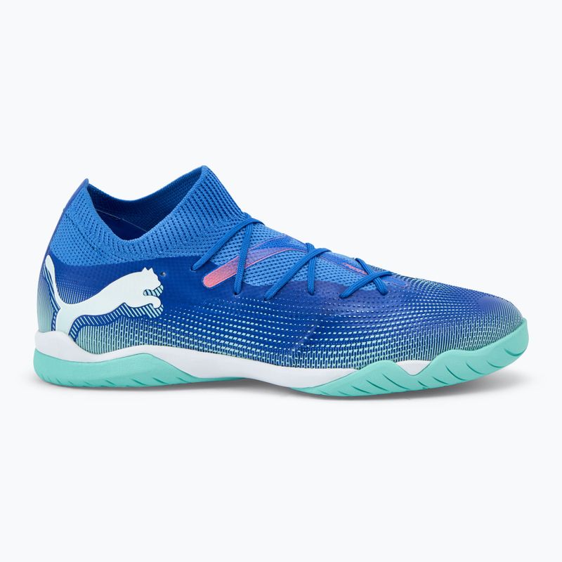 Παπούτσια ποδοσφαίρου PUMA Future 7 Match It bluemazing/puma white/electric peppermint 2