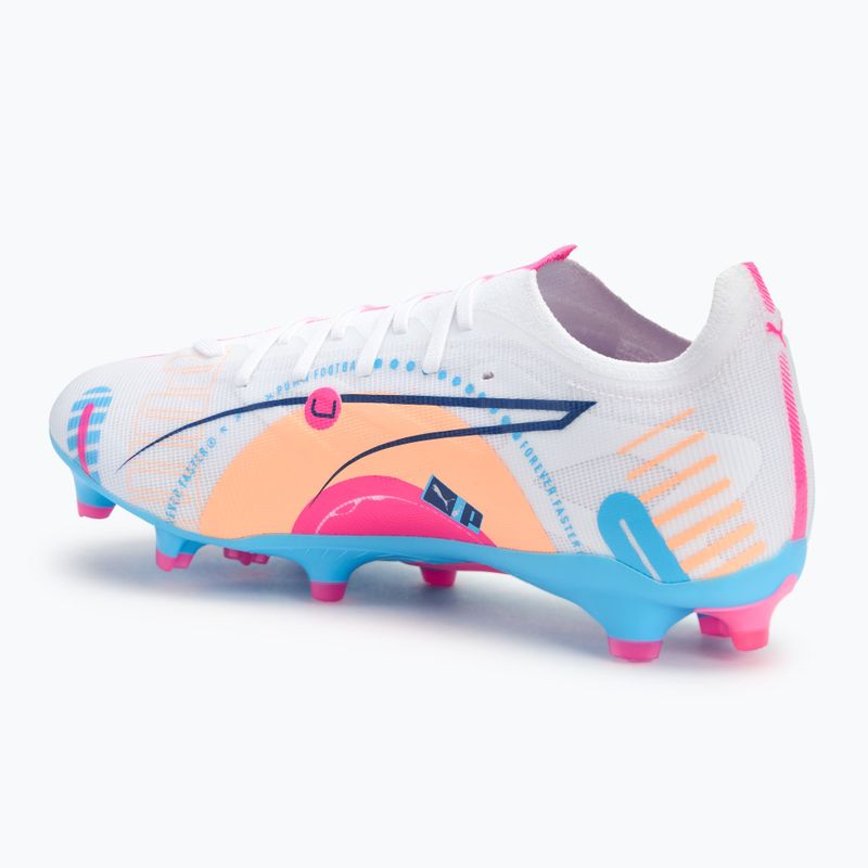 Παπούτσια ποδοσφαίρου PUMA Ultra 5 Match Vol. Up FG/AG puma white/luminous blue 3